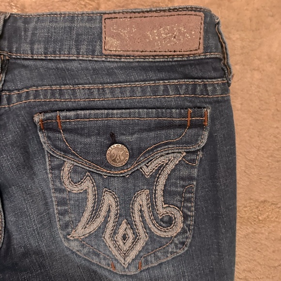 MEK DNM OAXACA skinny leg Jeans! Embroidered pockets, NWOT - size 27 - Picture 5 of 9